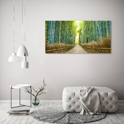 Tableau sur toile Forêt de bambous