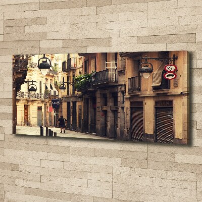 Tableau imprimé sur toile Les rues de Barcelone