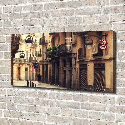 Tableau imprimé sur toile Les rues de Barcelone