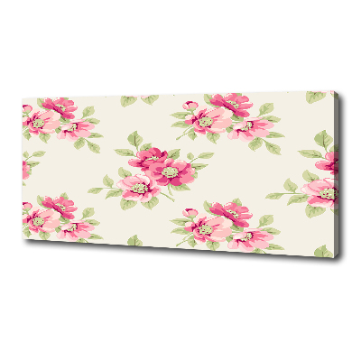 Tableau toile imprimée Motif floral