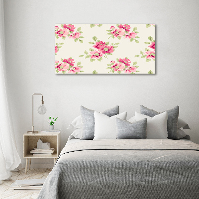 Tableau toile imprimée Motif floral