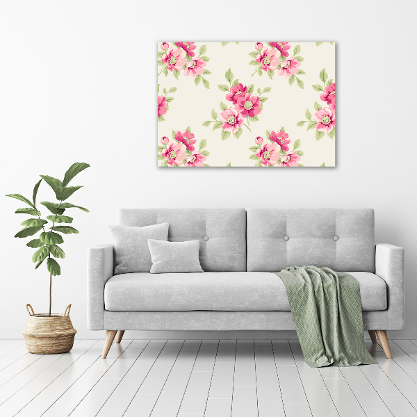 Tableau toile imprimée Motif floral