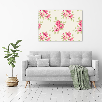 Tableau toile imprimée Motif floral