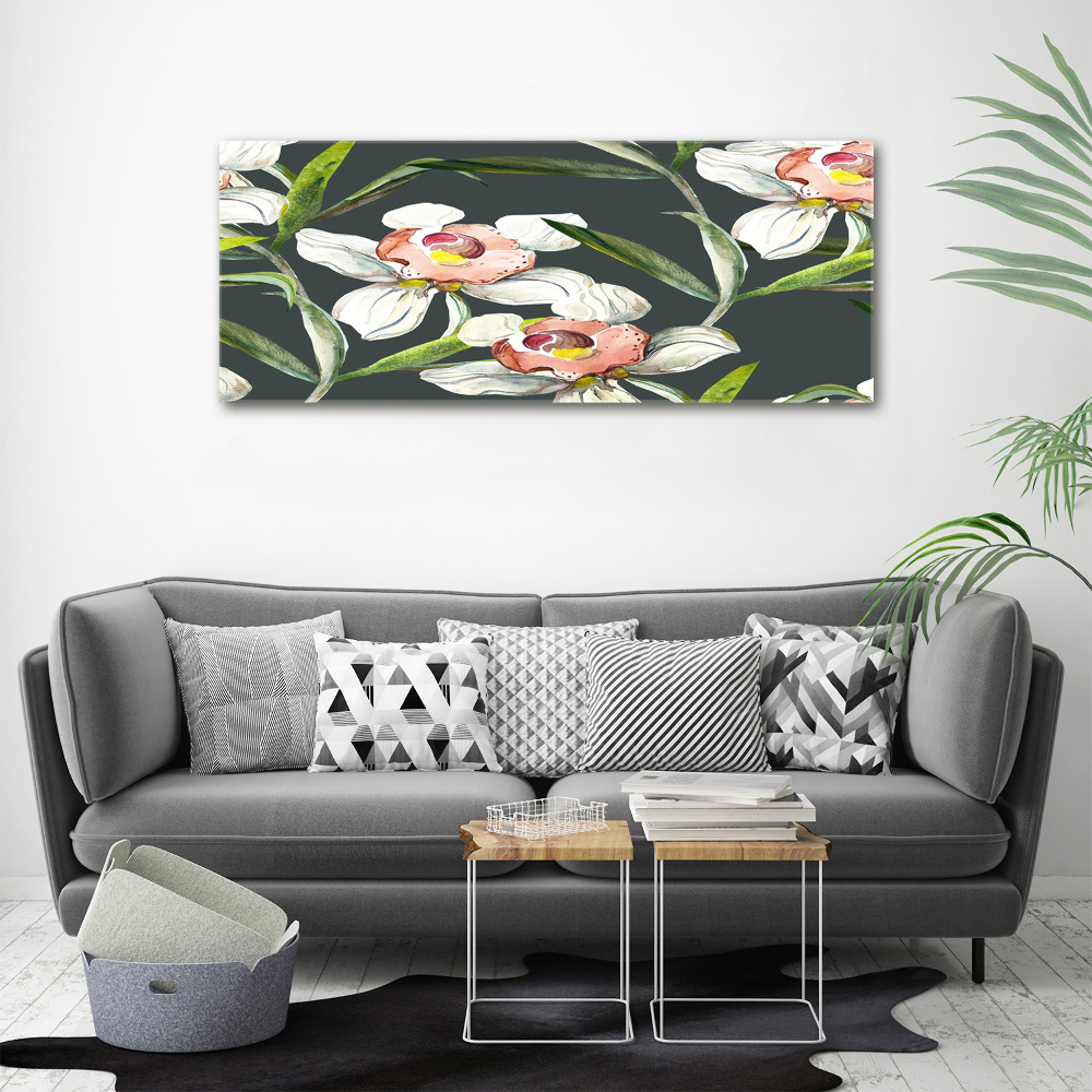 Tableau sur toile Design floral