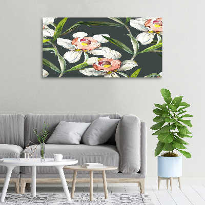 Tableau sur toile Design floral