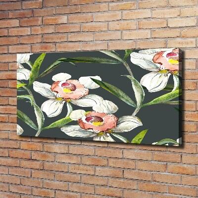 Tableau sur toile Design floral