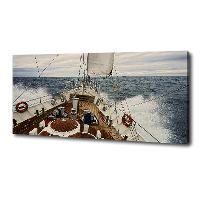 Tableau mural sur toile Voilier en mer