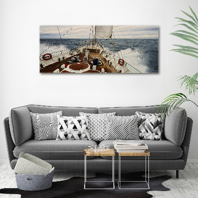 Tableau mural sur toile Voilier en mer