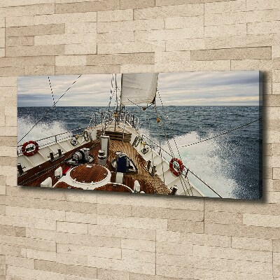 Tableau mural sur toile Voilier en mer