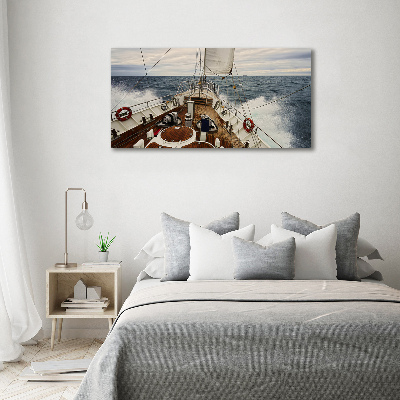 Tableau mural sur toile Voilier en mer