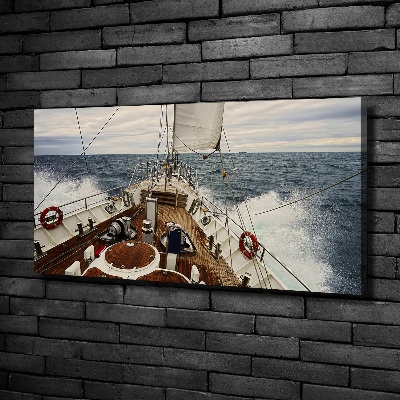 Tableau mural sur toile Voilier en mer