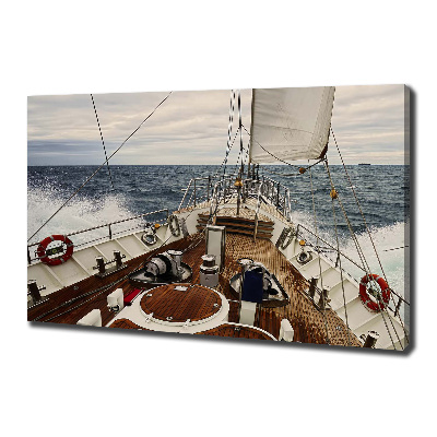 Tableau mural sur toile Voilier en mer