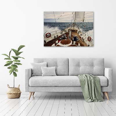 Tableau mural sur toile Voilier en mer