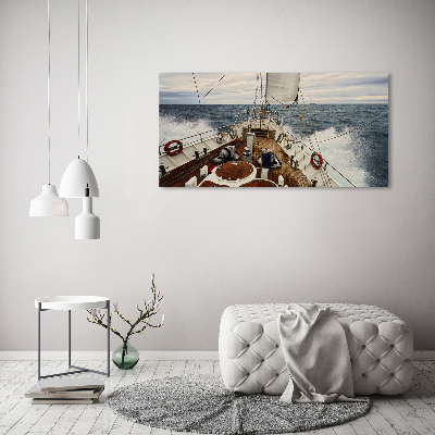 Tableau mural sur toile Voilier en mer