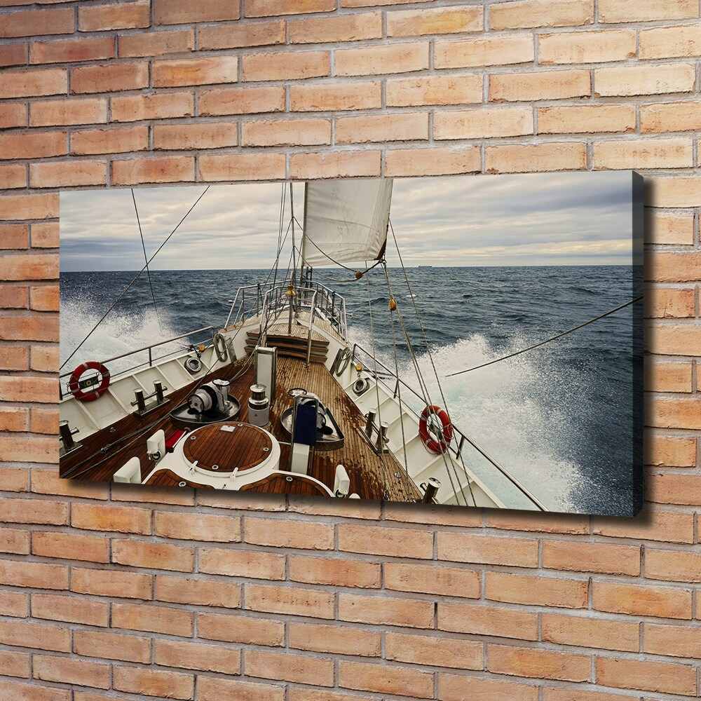 Tableau mural sur toile Voilier en mer