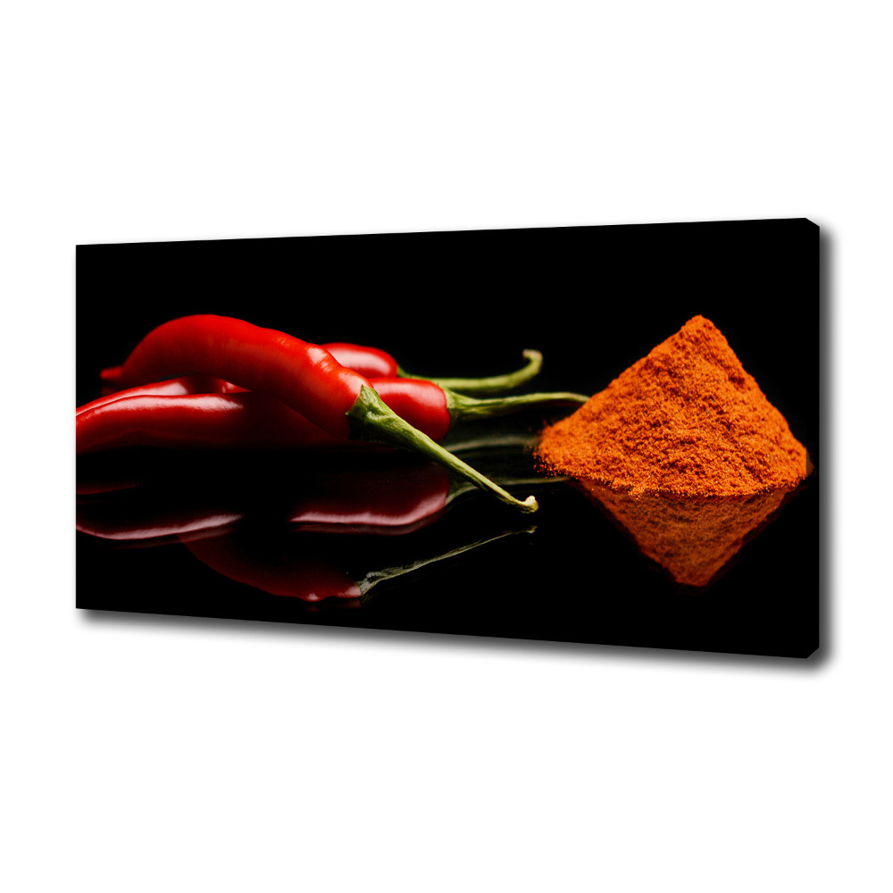 Tableau mural sur toile Piment et cayenne