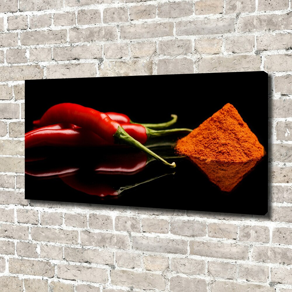 Tableau mural sur toile Piment et cayenne