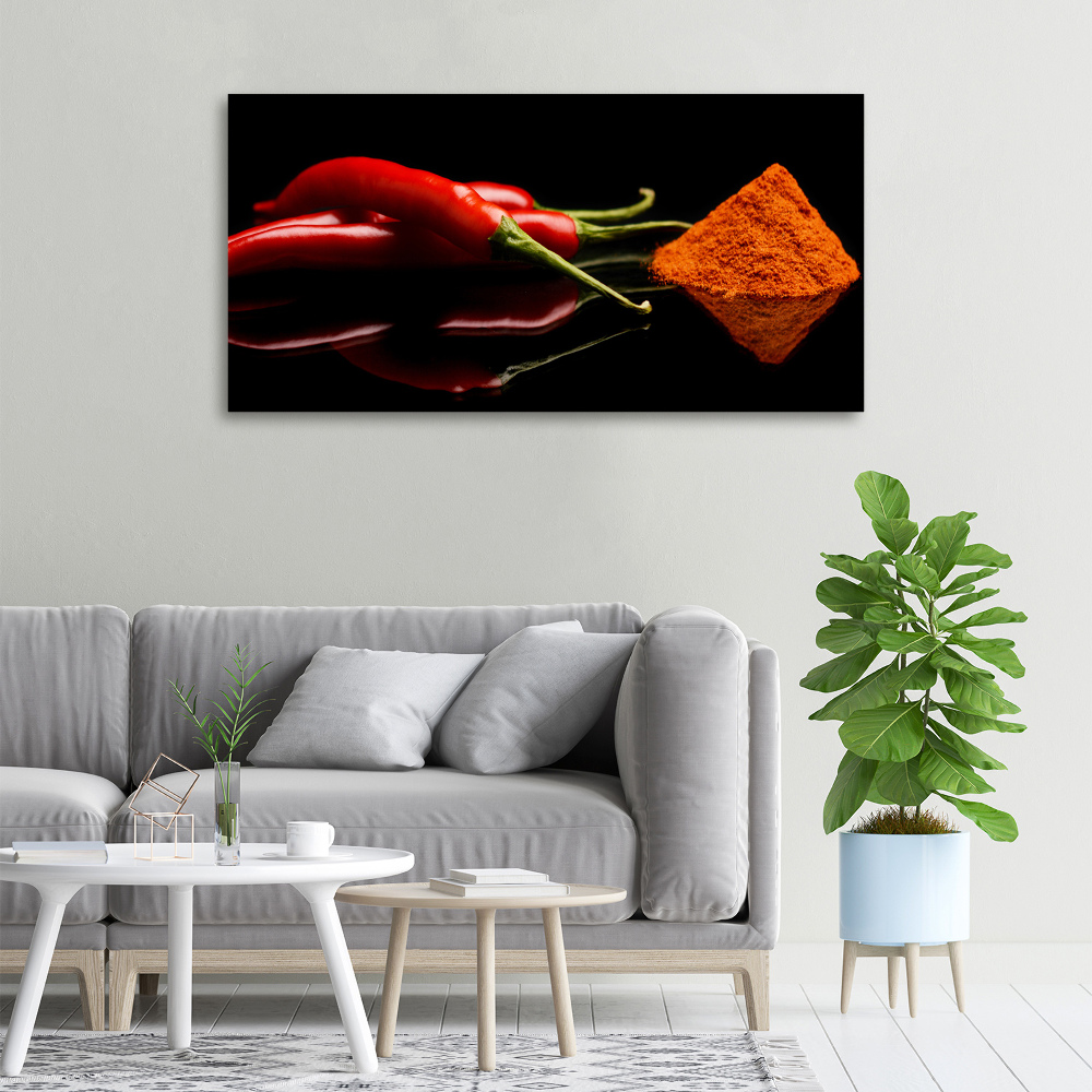 Tableau mural sur toile Piment et cayenne