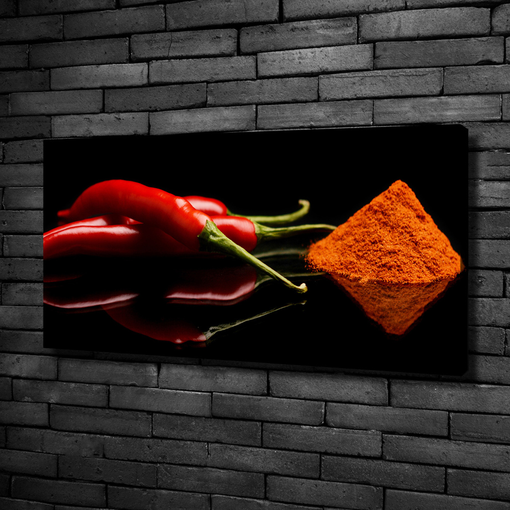 Tableau mural sur toile Piment et cayenne