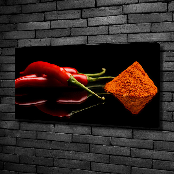 Tableau mural sur toile Piment et cayenne