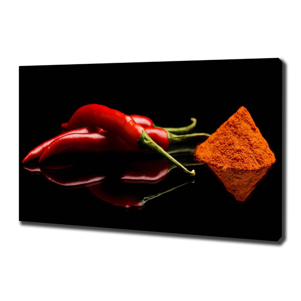 Tableau mural sur toile Piment et cayenne