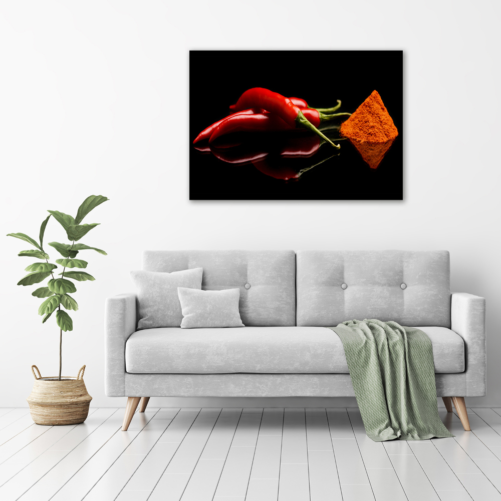 Tableau mural sur toile Piment et cayenne