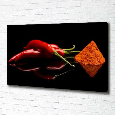 Tableau mural sur toile Piment et cayenne