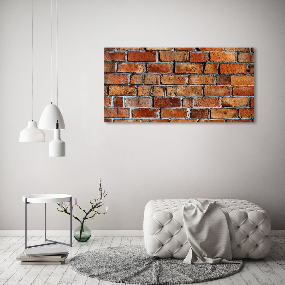 Tableau imprimé sur toile Mur de briques