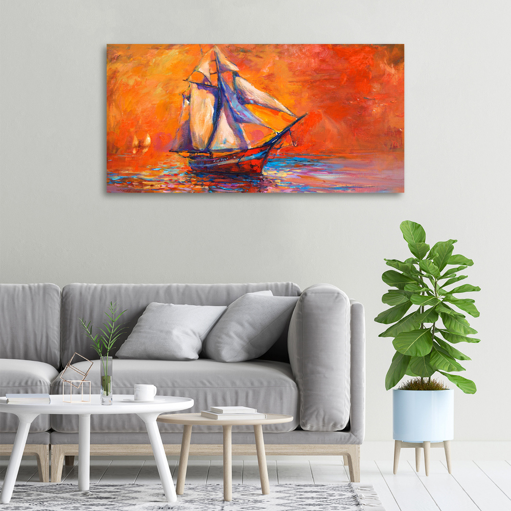 Tableau sur toile Bateau spatial