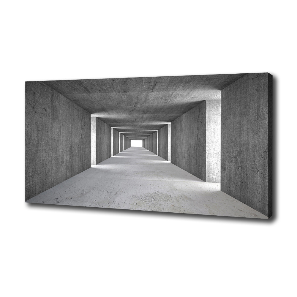 Tableau toile imprimée Tunnel en béton