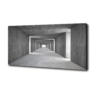 Tableau toile imprimée Tunnel en béton