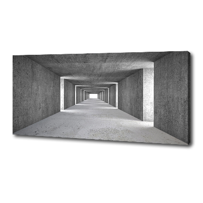 Tableau toile imprimée Tunnel en béton