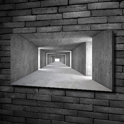 Tableau toile imprimée Tunnel en béton