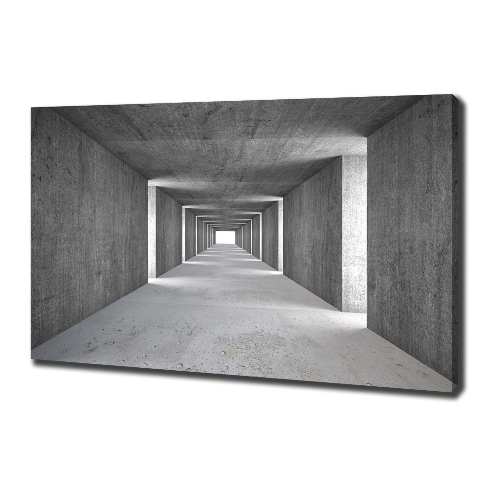 Tableau toile imprimée Tunnel en béton