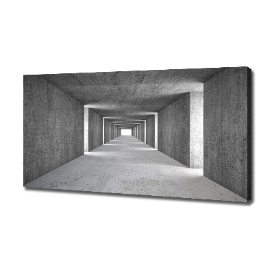 Tableau toile imprimée Tunnel en béton