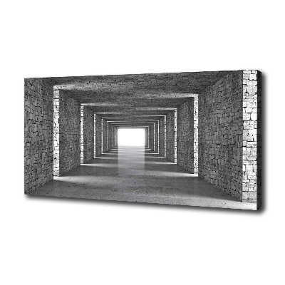 Tableau mural sur toile Tunnel en briques