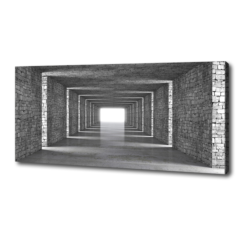 Tableau mural sur toile Tunnel en briques