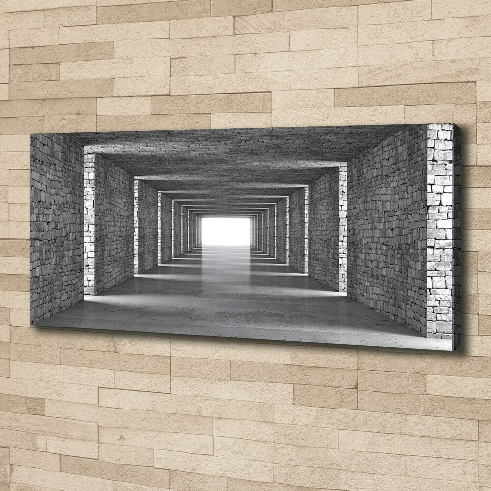 Tableau mural sur toile Tunnel en briques