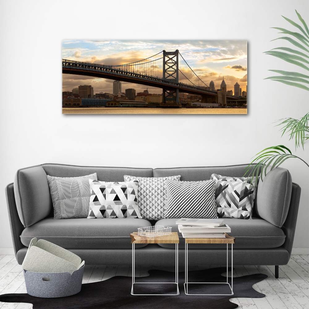 Tableau photo sur toile Pont de Philadelphie