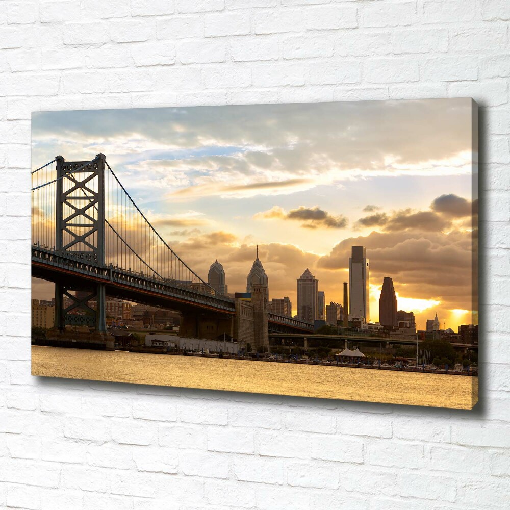 Tableau photo sur toile Pont de Philadelphie