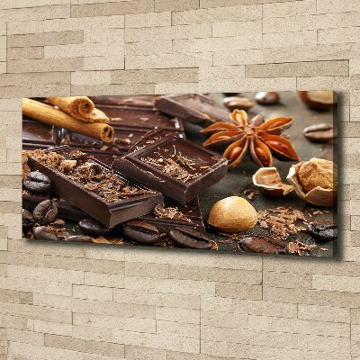 Tableau photo sur toile Chocolat