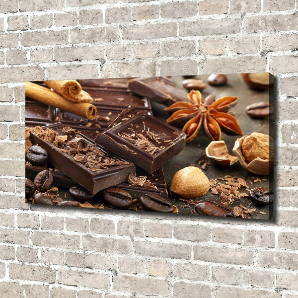 Tableau photo sur toile Chocolat