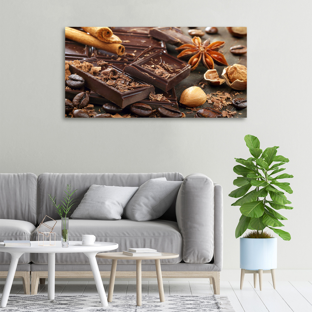 Tableau photo sur toile Chocolat