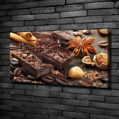 Tableau photo sur toile Chocolat