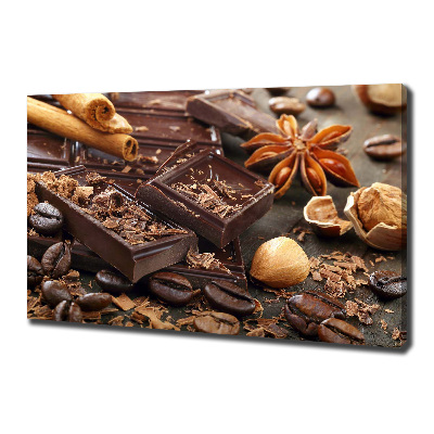 Tableau photo sur toile Chocolat