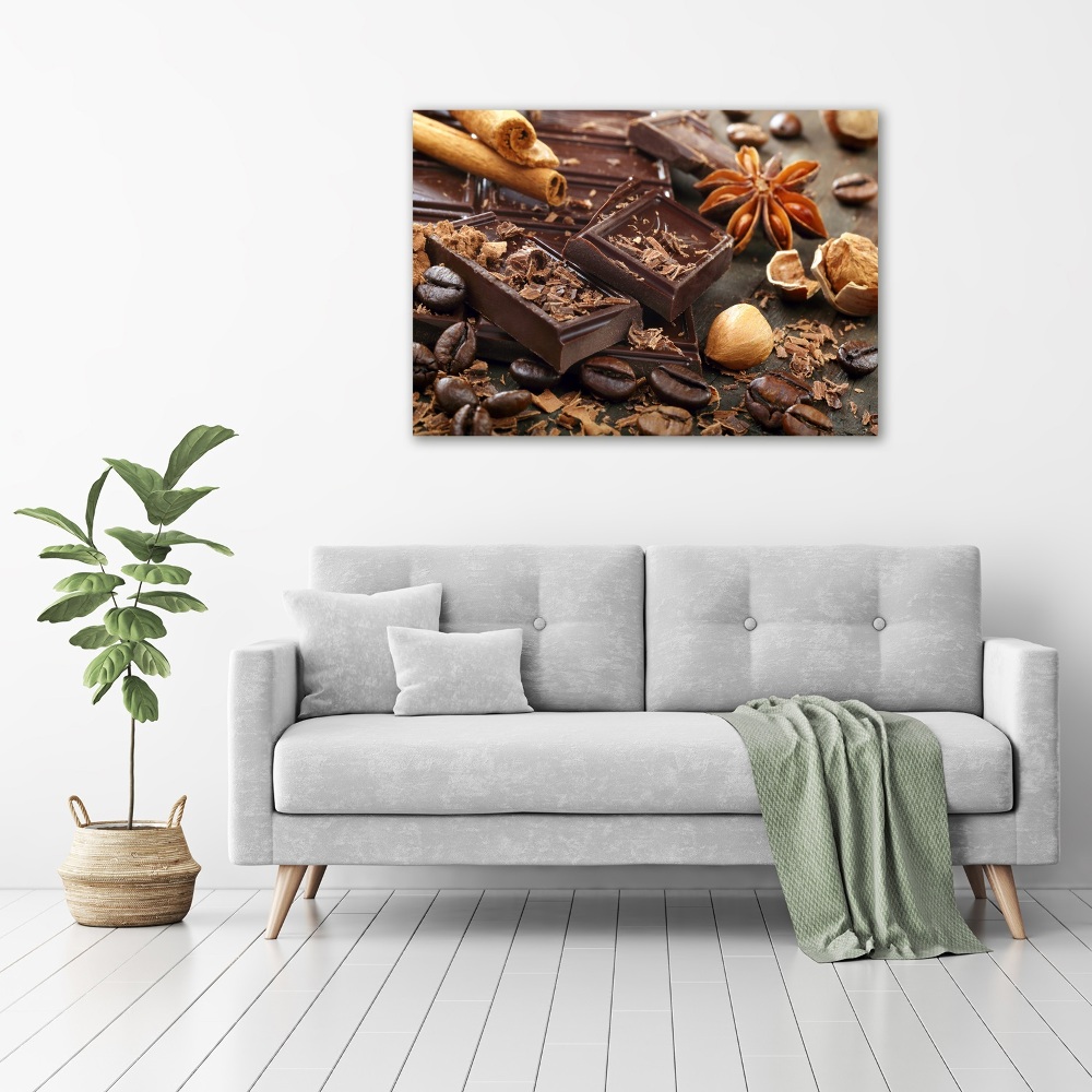 Tableau photo sur toile Chocolat