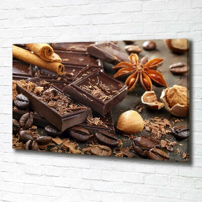 Tableau photo sur toile Chocolat