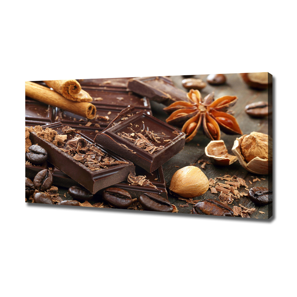 Tableau photo sur toile Chocolat