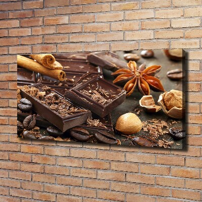 Tableau photo sur toile Chocolat