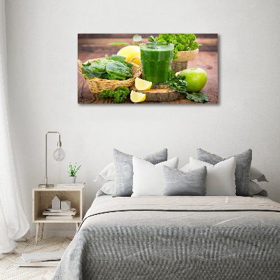 Tableau toile imprimée Cocktail vert